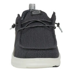 Wally Hey2O Mesh - Black/Monument Grey -Hey Dude Store 43145 0NU WALLYHEY2OMESH BLACK MONUMENTGREY FRONT conversion1