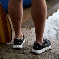 Wally Hey2O Mesh - Black/Monument Grey -Hey Dude Store 43145 0NU WALLY HEY20 MESH Black 02