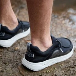 Wally Hey2O Mesh - Black/Monument Grey -Hey Dude Store 43145 0NU WALLY HEY20 MESH Black 03