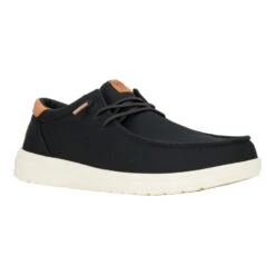 Paul Canvas - Black 18 Paul Canvas - Black -Hey Dude Store 43151 001 PAULCANVAS BLACK RIGHT 3QTR conversion1