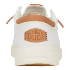 Paul Canvas - White -Hey Dude Store 43151 100 PAULCANVAS WHITE BACK conversion1