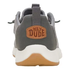Wally Drift Mesh - Monument Grey -Hey Dude Store 43165 1UM WALLYDRIFTMESH MONUMENTGREY BACK