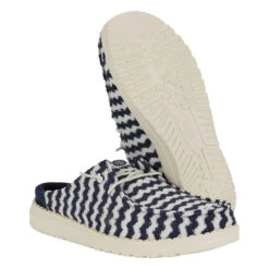 Wendy Slip Terry Stripe - Navy Blazer/Egret 12 Wendy Slip Terry Stripe - Navy Blazer/Egret -Hey Dude Store 43186 4UB WENDYSLIPTERRYSTRIPE NAVYBLAZEREGRET PAIR BOTTOM 567de19d dddf 403b 9039 d5efce68fc06