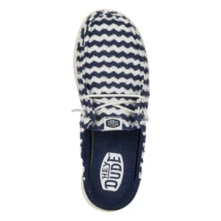 Wendy Slip Terry Stripe - Navy Blazer/Egret 15 Wendy Slip Terry Stripe - Navy Blazer/Egret -Hey Dude Store 43186 4UB WENDYSLIPTERRYSTRIPE NAVYBLAZEREGRET TOP 42986b9d ec48 49a4 b5db 061d99dc89f9