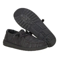 Wendy Heathered Stretch - Midnight -Hey Dude Store 43226 003 WENDYHEATHEREDSTRETCH MIDNIGHT PAIR BOTTOM conversion1