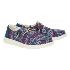 Wendy Winter Sweater - Navy/Multi -Hey Dude Store 43536 4HQ WENDYWINTERSWEATER NAVYMULTI PAIR conversion1