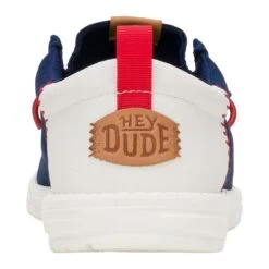 MLB Red Sox™ Wally Funk - Red Sox Navy/White -Hey Dude Store 43609 462 WALLYFUNKMLBREDSOX NAVYWHITE BACK