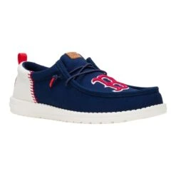 MLB Red Sox™ Wally Funk - Red Sox Navy/White -Hey Dude Store 43609 462 WALLYFUNKMLBREDSOX NAVYWHITE RIGHT 3QTR