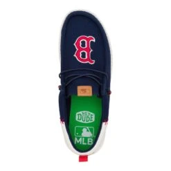 MLB Red Sox™ Wally Funk - Red Sox Navy/White -Hey Dude Store 43609 462 WALLYFUNKMLBREDSOX NAVYWHITE TOP
