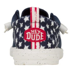 Wally Funk Americana Stars - Navy Blazer -Hey Dude Store 43633 4UC WALLYFUNKAMERICANASTARS NAVYBLAZER BACK conversion1