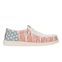 Wally Funk Americana Stars - American Flag -Hey Dude Store 43633 9CW WALLYFUNKAMERICANASTARS AMERICANFLAG RIGHT SIDE conversion1