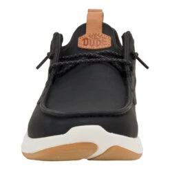 Wally Drift Classic - Black/White 14 Wally Drift Classic - Black/White -Hey Dude Store 43641 066 WALLYDRIFTCLASSIC BLACK WHITE FRONT conversion1