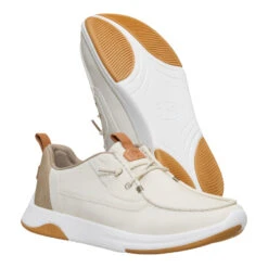 Wally Drift Classic - Silver Birch/White 11 Wally Drift Classic - Silver Birch/White -Hey Dude Store 43641 1VX WALLYDRIFTCLASSIC SILVERBIRCHWHITE PAIR BOTTOM conversion1