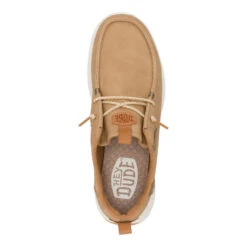 Wally Drift Classic - Sepia Tint/White -Hey Dude Store 43641 2JB WALLYDRIFTCLASSIC SEPIATINT WHITE TOP conversion1