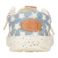 Wally Funk Toddler Americana Stars - American Flag -Hey Dude Store 43679 9CW WALLYFUNKTAMERICANASTARS AMERICANFLAG BACK conversion1