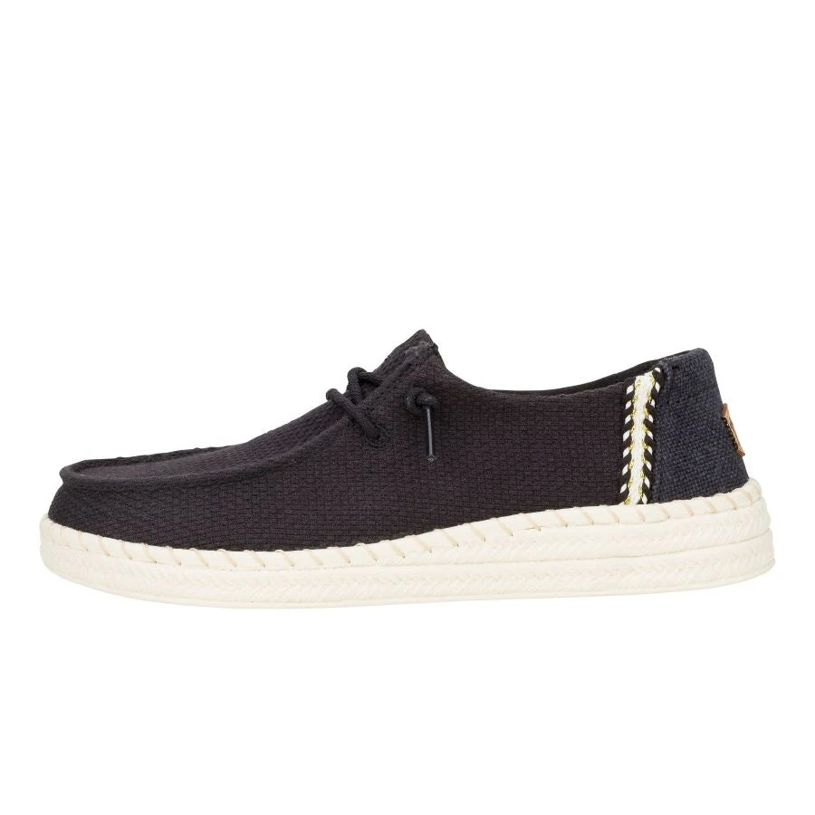 Wendy Espadrille Woven - Black 3 Wendy Espadrille Woven - Black