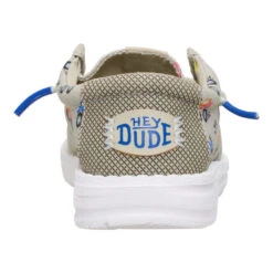 Wally Toddler Trucks - Stone/Multi 14 Wally Toddler Trucks - Stone/Multi -Hey Dude Store 43688 1WC WALLYTTRUCKS STONEMULTI BACK conversion1