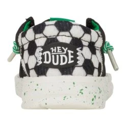 Wally Funk Toddler Sports - Black -Hey Dude Store 43689 001 WALLYFUNKTSPORTS BLACK BACK
