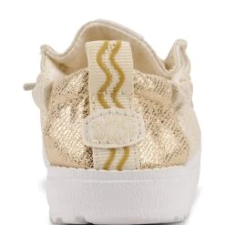 LilDude Infant Slip On Novelty - Champagne Glitter -Hey Dude Store 43722 9AC LilDudeSliponNovelty ChampagneGlitter Right Back