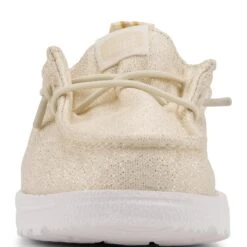 LilDude Infant Slip On Novelty - Champagne Glitter -Hey Dude Store 43722 9AC LilDudeSliponNovelty ChampagneGlitter Right Front