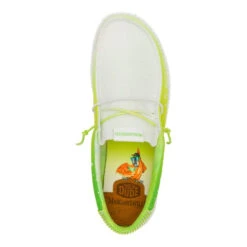 Wally Margaritaville 2 - White/Lime -Hey Dude Store 43723 13F WALLYMARGARITAVILLE2 WHITELIME TOP