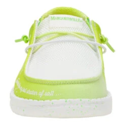 Wendy Margaritaville 2 - White/Lime -Hey Dude Store 43724 13F WENDYMARGARITAVILLE2 WHITELIME FRONT