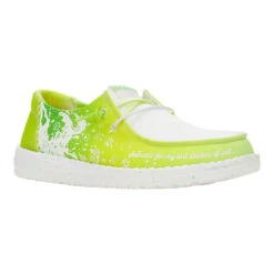 Wendy Margaritaville 2 - White/Lime -Hey Dude Store 43724 13F WENDYMARGARITAVILLE2 WHITELIME RIGHT 3QTR