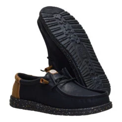 Wally Break Bronze - Black 12 Wally Break Bronze - Black -Hey Dude Store 43839 001 WALLYBREAKBRONZE BLACK PAIR BOTTOM conversion1