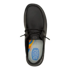 Wendy Work CE Classic Slip Resistant Wide - Black 17 Wendy Work CE Classic Slip Resistant Wide - Black -Hey Dude Store 43887 001 WENDYWORKCECLASSIC BLACK TOP conversion1