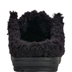 Wendy Slipper - Cozy Black/Black 17 Wendy Slipper - Cozy Black/Black -Hey Dude Store 44170 060 WENDY SLIPPER BLACK BLACK RIGHT BACK conversion1