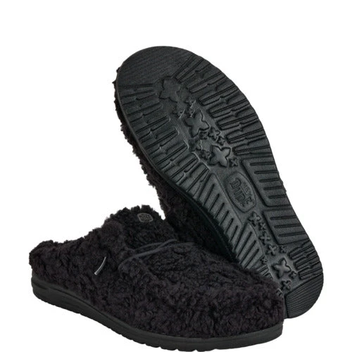 Wendy Slipper - Cozy Black/Black 5 Wendy Slipper - Cozy Black/Black - Image 3