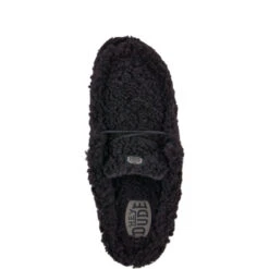 Wendy Slipper - Cozy Black/Black 18 Wendy Slipper - Cozy Black/Black -Hey Dude Store 44170 060 WENDY SLIPPER BLACK BLACK RIGHT TOP conversion1
