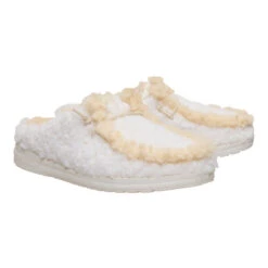 Wendy Slipper - Egret/Wood Ash -Hey Dude Store 44170 0OJ WENDYSLIPPER EGRETWOODASH PAIR conversion1