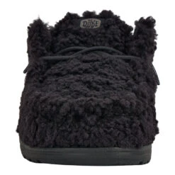 Wally Slipper - Cozy Black/Black -Hey Dude Store 44171 060 WALLY SLIPPER BLACK BLACK RIGHT FRONT