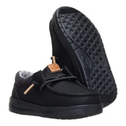 Paul Toddler Classic - Black/Black -Hey Dude Store 44181 060 PAULTCLASSIC BLACKBLACK PAIR BOTTOM conversion1