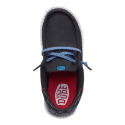 Wally Funk Youth Jersey Jacquard - Black/Multi -Hey Dude Store 44184 0C4 WALLYFUNKYJERSEYJACQUARD BLACKMULTI TOP conversion1