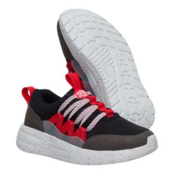 Sirocco Trek Youth Sport - Black -Hey Dude Store 44199 001 SIROCCOTREKYSPORT BLACK PAIR BOTTOM conversion1