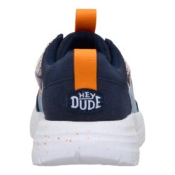 Sirocco Trek Youth Sport - Navy -Hey Dude Store 44199 410 SIROCCOTREKYSPORT NAVY BACK conversion1