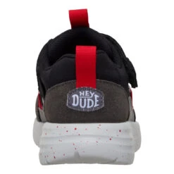 Sirocco Trek AC Toddler Sport - Black -Hey Dude Store 44200 001 SIROCCOTREKACTSPRT BLACK BACK conversion1