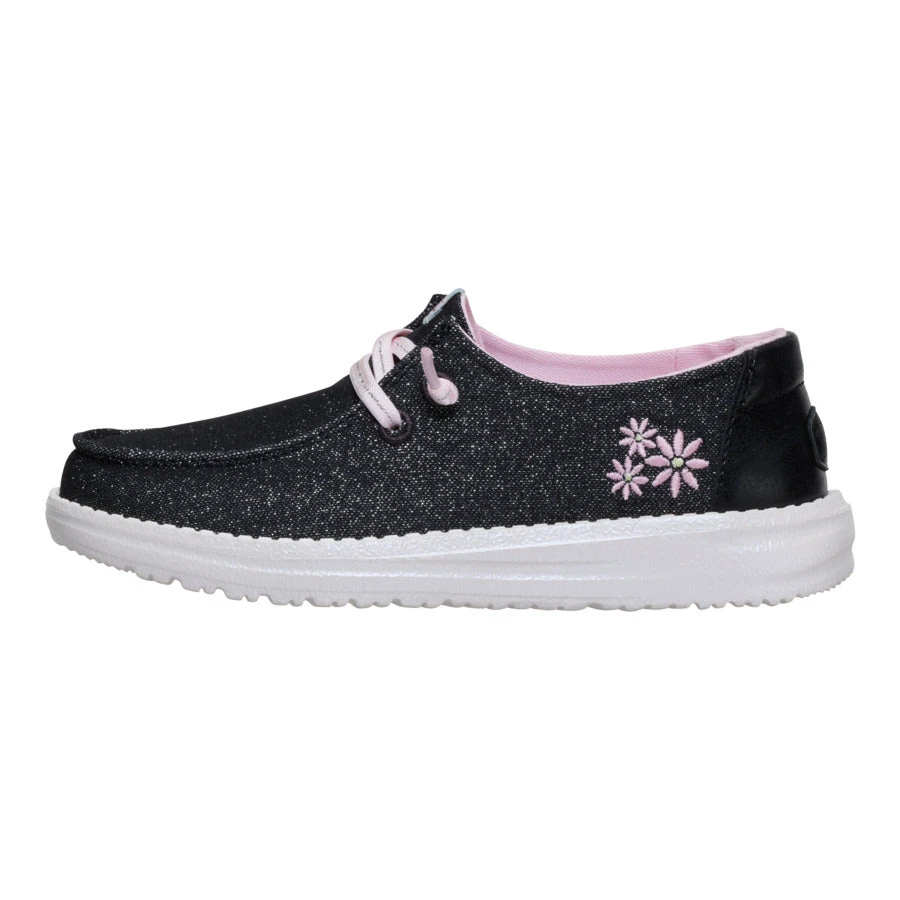 Wendy Youth Shimmer Flower - Charcoal 3 Wendy Youth Shimmer Flower - Charcoal
