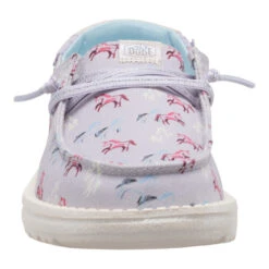 Wendy Youth Unicorn Sparkle - Lilac -Hey Dude Store 44214 535 WENDYYUNICORNSPARKLE LILAC FRONT conversion1