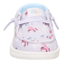 Wendy Toddler Unicorn Sparkle - Lilac -Hey Dude Store 44215 535 WENDYTUNICORNSPARKLE LILAC FRONT conversion1