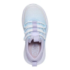 Sirocco Trek Youth Shimmer - Blue/Lilac/Multi -Hey Dude Store 44219 4XX SIROCCOTREKYSHIMMER BLUELILACMULTI TOP conversion1