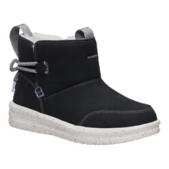 Camden Bow Boot Youth Cozy - Black -Hey Dude Store 44232 001 CAMDENBOWBOOTYCOZY BLACK RIGHT SIDE conversion1