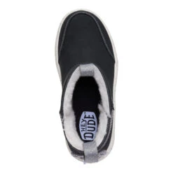 Camden Bow Boot Youth Cozy - Black -Hey Dude Store 44232 001 CAMDENBOWBOOTYCOZY BLACK TOP conversion1