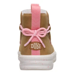 Camden Bow Boot Youth Cozy - Chestnut 14 Camden Bow Boot Youth Cozy - Chestnut -Hey Dude Store 44232 211 CAMDENBOWBOOTYCOZY CHESTNUT BACK conversion1