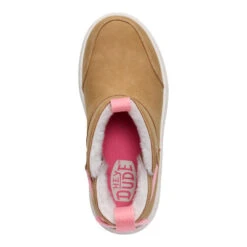 Camden Bow Boot Youth Cozy - Chestnut 15 Camden Bow Boot Youth Cozy - Chestnut -Hey Dude Store 44232 211 CAMDENBOWBOOTYCOZY CHESTNUT TOP conversion1