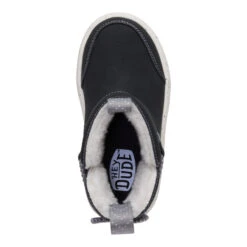 Camden Bow Boot Toddler Cozy - Black -Hey Dude Store 44233 001 CAMDENBOWBOOTTCOZY BLACK TOP conversion1