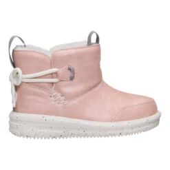 Camden Bow Boot Toddler Cozy - Sparkle Pink -Hey Dude Store 44233 6VG CAMDENBOWBOOTTCOZY SPARKLEPINK RIGHT SIDE conversion1