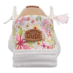 Wendy Funk Embroidered Floral - Ivory/Multi -Hey Dude Store 44237 1MV WENDYFUNKEMBROIDEREDFLORAL IVORYMULTI BACK conversion1